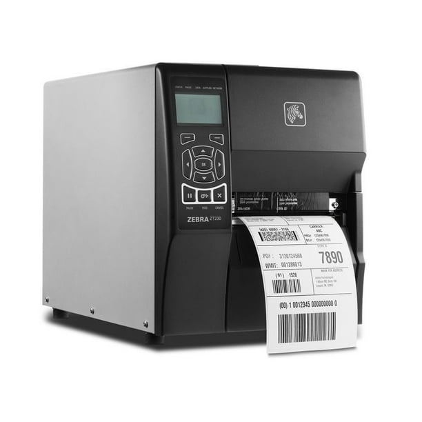  Zebra ZT230 Thermal BarCode Label Monochrome Printer w 