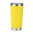 thumbnail image 1 of Vaso de 20 oz con tapa, vaso de viaje de acero inoxidable de doble pared con aislamiento al vacío, taza de café con aislamiento duradero, con revestimiento de polvo azul marino, taza térmica con tapa, 1 of 5