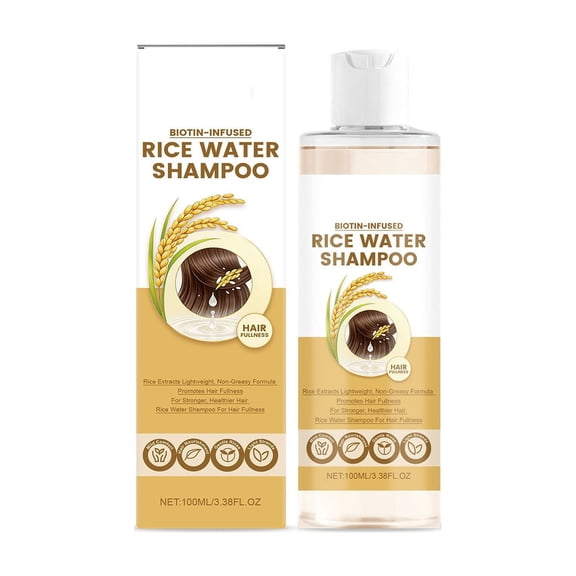 Rosemary Shampoo,Routine Shampoo ,Rice Water Shampoo for Daily Care - Gently Cleanses Scalp, Softens Hair & Adds Volume - 100ml(Multicolormulticolor)