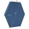 thumbnail image 3 of ATS Acoustics Hexagon Fire Rated Sound Absorbing Acoustic Panel 12" x 1" (Deep Ocean), 3 of 7