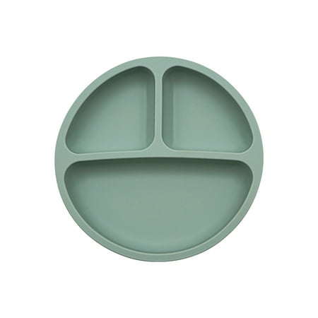 

Children s Silicone Dinner Plate Toddler Food Supplement Sucker Bowl Integrated Non-slip Baby Silicone Plate