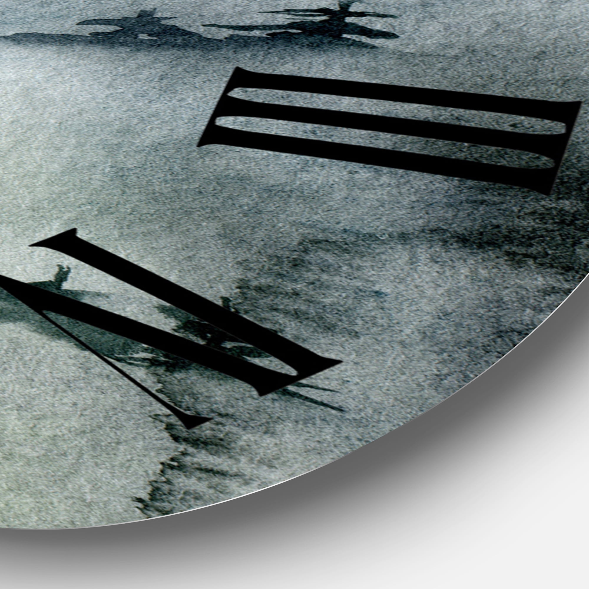 Designart 1 in Modern,Contemporary Wall Clock