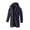 Blue, variant on Zpanxa Men Windproof Long Parka Fleece Lined Heavyweight Winter Coat with Detachable Hood Warm Thick Outerwear for Daily Commute