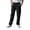Black, variant on Boys School Uniform Pants Straight Pants with Pockets Pull On Elastic Waist Navy Pants for Boys Uniform Boys Back To School Clothes Kids Boys Clothes 8-9 Years