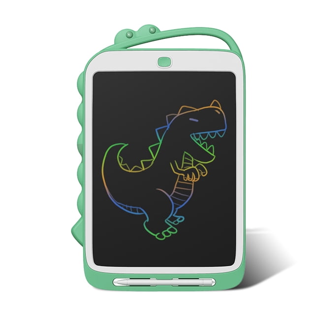 Colorido dibujo tableta portátil un botón borrado doodling pintura tablero batería alimentado 3-8 años regalo de cumpleaños verde verde 10 pulgadas Sweethay FN001599-01
