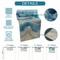 thumbnail image 7 of Hokiten Table Runners 36 Inches Long Dress Scarves, Blue Coastal Farmhouse Kitchen/Dining Table Runner, Short Coffee Tablerunners, Summer Beach Nautical Abstract Art 13x36 Inch, 7 of 7
