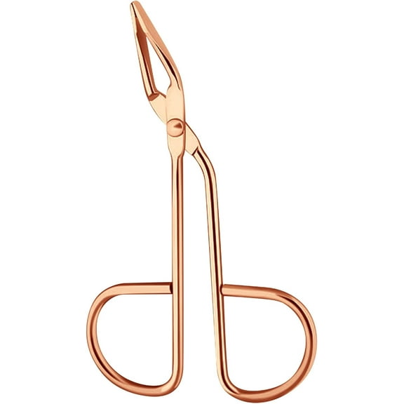 Stainless Steel Professional Scissors Tweezers, Slant Flat Tip Scissor Tweezer Remover Flat Tip Tweezers Slant Tip Tweezer for Women and Men (Silver)