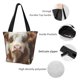 thumbnail image 4 of Fotbe Cow With Butterflies Bolsa de Playa con Estampado, Bolsa de Hombro, Bolsa de Mano Espaciosa, Bolsa de Viaje Ligera, Bolsa de Compras Versátil, 4 of 6