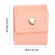 thumbnail image 2 of IDEANATEGRATE 3Pcs Small Travel Jewelry Bag Faux Organizer Pouch with Divided Compartments, 2 of 6