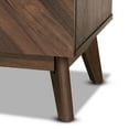 thumbnail image 6 of Baxton Studio Hartman Mid-Century Modern Walnut Brown Finished Wood 5-Drawer Storage Chest, 6 of 7