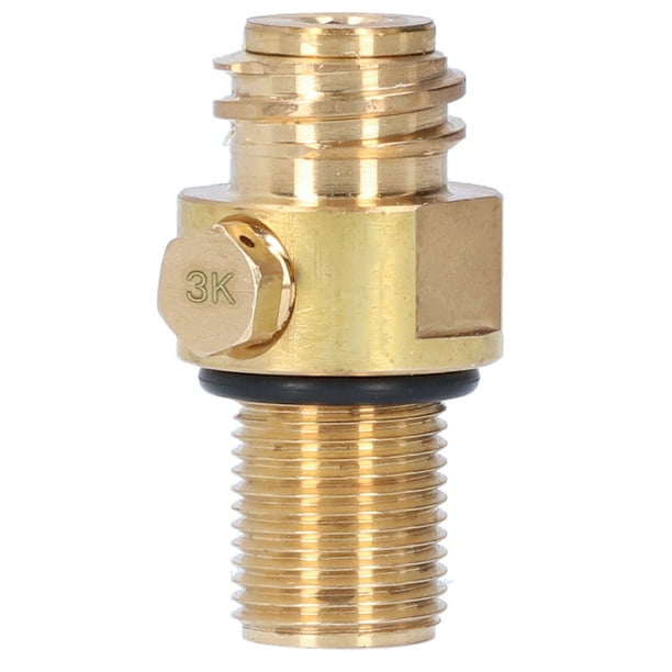 Adaptador de válvula C, rosca M18x1,5, cilindro de CO2, accesorios de refresco, adaptador de recarga C diseñado para precisión