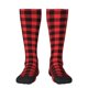 thumbnail image 1 of Balery Buffalo Plaid Red Black Calcetines novedosos Calcetines deportivos Calcetines hasta la rodilla Calcetines de algodón Calcetines originales y geniales, 1 of 6