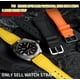 thumbnail image 2 of Correa de reloj de caucho fluorado de liberación rápida de 20 mm, 22 mm y 21 mm para relojes de buceo de cada marca, correa para Breitling, IWC y Seiko, 2 of 5
