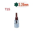 thumbnail image 1 of MYG 1Pc Hex Torx Screwdriver Bit 1/4 Inch Drive Socket Hand Tools T8-T40, 1 of 9