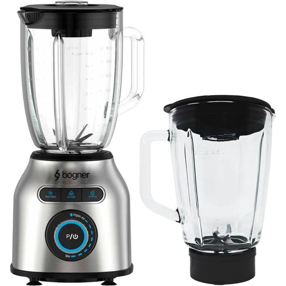 Combo Licuadora Acero Inox C/ Vaso Extra 1.75 litros 1200w Bogner Bogner BSB01A PQT