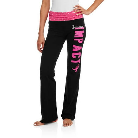 komen yoga pants susan g Bootcut Pants Foldover G Yoga With Susan Womens Komen