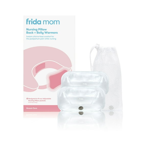Frida Mom Back and Belly Warmers for Adjustable Nursing Pillow, Breastfeeding and Postpartum Care