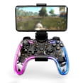 thumbnail image 2 of Controlador de juego para teléfono transparente con luz colorida, pequeña consola de juegos recargable, regalo para niños y adultos, 2 of 5