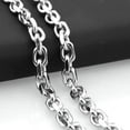 thumbnail image 3 of Steampunk Men's Necklace Cuban Link Chain Jewelry Accessory Stainless Steel Gift, 3 of 4