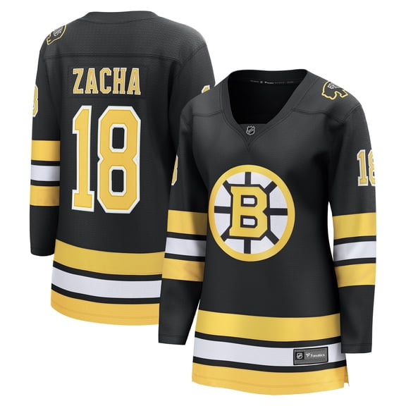Women's Fanatics Pavel Zacha Black Boston Bruins Home Breakaway Player Jersey
