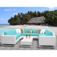 thumbnail image 2 of TK Classics Miami 9 Piece Outdoor Wicker Patio Furniture Set 09c, 2 of 3
