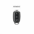 thumbnail image 2 of Car Key Fob Cover Case Protector Jade Style TPU Car Key Fob Case Cover 3 Buttons For Hyundai Veloster 2017-2019, 2 of 10