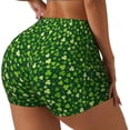thumbnail image 2 of Xecao Happy St. Patrick's day Print Workout Shorts for Women Soft Smooth Gym Yoga Scrunch Active Tennis Workout Running Shorts, 2 of 9