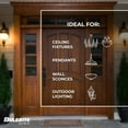 thumbnail image 4 of Bulbrite  Pack of (5) 120V Dimmable T4 Halogen Mini Light Bulbs with Mini-Candelabra (E11) Base, 2900K Soft White Light Clear 250 Watt, 4 of 5