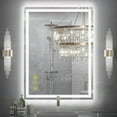 thumbnail image 6 of Brio Lighting GlareGuard 24x32" Rectangular Anti-Fog Dimmable Backlit LED Bathroom Vanity Mirror - Clear, 6 of 8