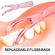 thumbnail image 5 of 2Pcs Dental Floss Holder Aid Oral Picks Teeth Care Interdental Durable Teeth Cleaning Breath Fresh O, 5 of 5