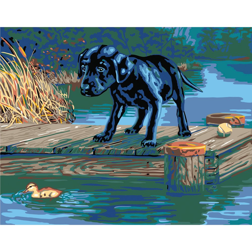 Plaid Paint by Number Beginner 11x14