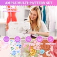 thumbnail image 3 of 126Pcs Quilting Cotton Fabric Square 5 x 5 inches Charm Pack for Quilting Pre-Cut Quilting Fabric Squares Floral Patchwork for Sewing Scrapbooking Patchwork DIY Crafts, 3 of 9