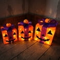 thumbnail image 6 of ICQOVD 3 Piece Halloween Lighted Gift Box Set,LED Pumpkin Lantern Decoration Set for Porch,Yard,Entryway,Party and Holiday Scene Display, 6 of 9