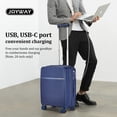 thumbnail image 2 of Joyway Ensemble de 2 Valises Cabine 20 Pouces à Coque Rigide avec Roues Pivotantes et Cadenas TSA Valise de Voyage Légère Unisexe, 2 of 7