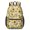 Sunflower and Bee Orange Pattern, variant on Sunflower White Pattern 17" Waterproof Oxford School Backpacks for Teens, S-Shape Padded Straps, for School, Travel, Hiking, Camping