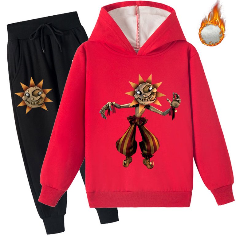 Bzdaisy FNAF SunDrop and MoonDrop Hoodie Set for Kids - Cosplay Costume for  Boys and Girls - Soft and Warm Plus Fleece Material - Perfect Gift for FNAF  Fans and Gamers Alike! - Walmart.com
