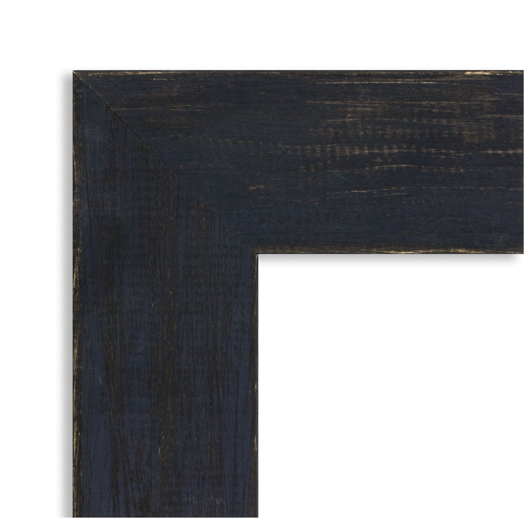 Amanti Art Natural Cork Board Wood Framed Shiplap Navy Bulletin Board 40 in. x 28 in.