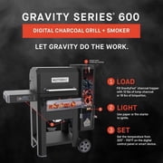 Masterbuilt Gravity Series 600 Digital Charcoal Grill and Smoker