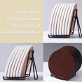 thumbnail image 4 of Metal Coaster Holder - Hold Up to 6 Coasters in A Upright Stand Position for Better Display, Easy Storage and Removal, 4 of 5