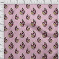 thumbnail image 3 of oneOone Viscose Chiffon Fabric Leaves & Floral Block Fabric Prints By Yard 42 Inch Wide, 3 of 4