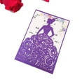thumbnail image 4 of Tarjetas de invitación de boda con purpurina, corona, fiesta de cumpleaños para niñas, dulce 15 Quinceañera, invitación de despedida de soltera, 1 unidad, 4 of 4