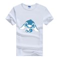 thumbnail image 1 of Disney-camisetas con estampado de Lilo & Stitch para mujer, blusa blanca Kawaii, blusas holgadas de manga corta, 1 of 4