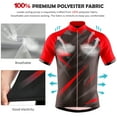 thumbnail image 6 of Lixada Men Cycling Jersey Breathable Short Sleeve Bike Shirt and Padded Shorts MTB  Clothing Suit, 6 of 7