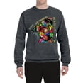 thumbnail image 3 of Dean Russo The Only Person Dog Lover Unisex Crewneck Graphic Sweatshirt, Charcoal, Large, 3 of 6