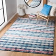 thumbnail image 3 of Safavieh Madison Hayden Geometric Area Rug, Navy/Ivory, 5'3" x 7'6", 3 of 15