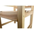 thumbnail image 5 of Nordic Teak Natural Outdoor Patio Dining Chair with Arm Rests - Beige, 5 of 5