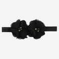 thumbnail image 4 of NAISIBABY Toddler Boys Girls Headbands, No Slip Bowknot Flower Solid Color Cute Stretch Headdress Black Free Size, 4 of 4