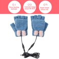thumbnail image 4 of Usb Para Hombres Y Mujeres, Guantes Cálidos De Invierno Para Ordenador Portátil, Forrados Con Forro Polar, Guantes Sin Dedos Calefactables Con Medias Manos, Diseño Lavable Vogacara HA046947-03, 4 of 6