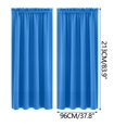 thumbnail image 3 of PATLOLLAV Heat Insulation Curtain Curtains Heat Insulation Bedroom And Kitchen Curtains Solid Colour Silk Curtains for Patio Door, Doorway, Office, Overnight Shiftworker, 3 of 5