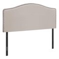 thumbnail image 1 of Monarch Specialties Bed, Headboard Only, Queen Size, Bedroom, Upholstered, Linen Look, Beige, Transitional, 1 of 4